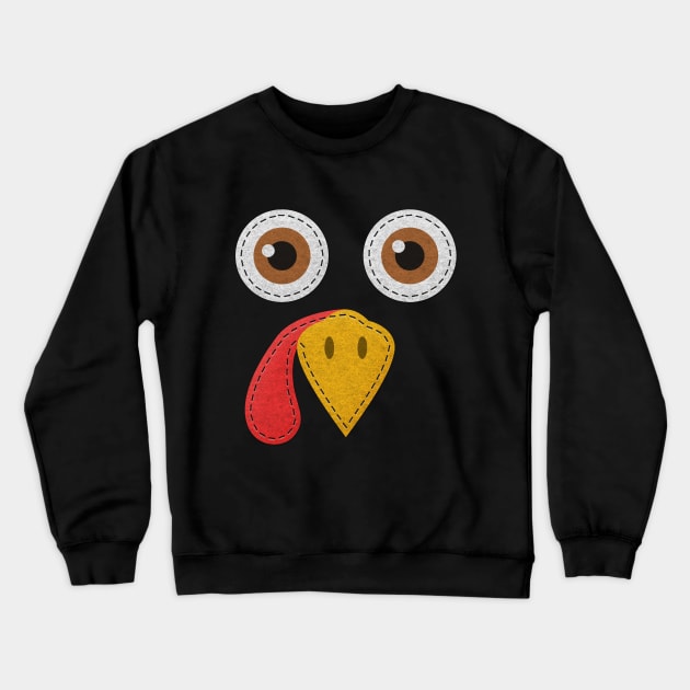 Thanksgiving Turkey Crewneck Sweatshirt by vladocar